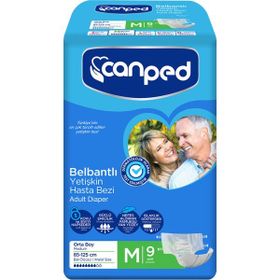 Canped Belbantlı Yetişkin M Beden 4x9 Hasta Bezi