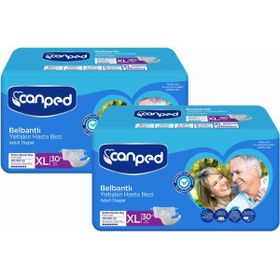 Canped Belbantlı Yetişkin Xl 30x60 Adet Hasta Bezi