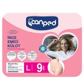 Canped Büyük 9 adet İnce Emici Külot