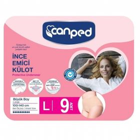 Canped Büyük 9 adet İnce Emici Külot