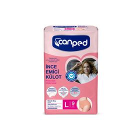 Canped Büyük 9 adet İnce Emici Külot