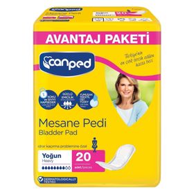 Canped Büyük Boy Yoğun 20'li Mesane Pedi