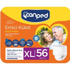 Canped Emici Büyük-Large 56 Adet 7x8 Külot Hasta Bezi