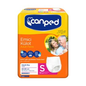 Canped Emici Külot Küçük Boy Small 120 Adet Hasta Bezi
