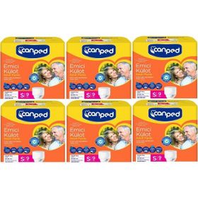 Canped Emici Külot Küçük S 54 Adet 50-90 cm Yetişkin Hasta Bezi