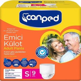 Canped Emici Külot Küçük S 9 Adet 50-90 cm Hasta Bezi