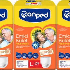 Canped Emici Külot L 3x24 72 Adet Yetişkin Hasta Bezi