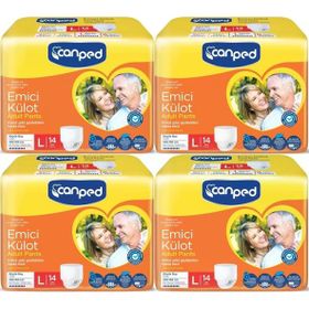 Canped Emici Külot Large 4x14 56 Adet Yetişkin Hasta Bezi