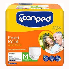 Canped Emici Külot Medium 10 Adet Hasta Bezi