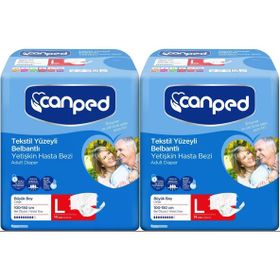 Canped Gece Eko L-Large Beden 28 Adet Belbantlı Hasta Bezi