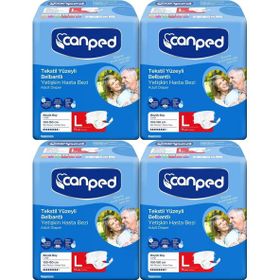 Canped Gece Eko L-Large Beden 56 Adet Belbantlı Hasta Bezi