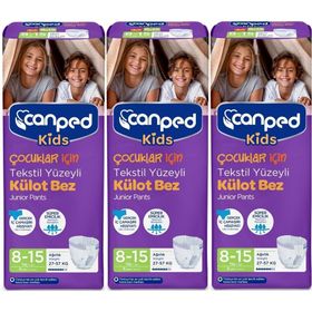 Canped Kids Tekstil Yüzeyli 8-15 Yaş 27-57 kg 24 Adet Külot Bez