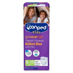 Canped Kids Tekstil Yüzeyli 8-15 Yaş 27-57 kg 72 Adet Külot Bez