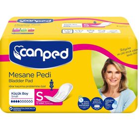 Canped Klasik S Küçük Boy 288 Adet 24x12 Mesane Pedi