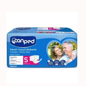 Canped Küçük (S) 30 Adet Belbantlı Hasta Bezi