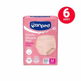 Canped Külotlu Orta/Medium 60 Adet 6x10 Mesane Pedi