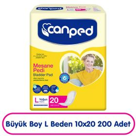 Canped L Beden 20x10 200 Adet Mesane Pedi