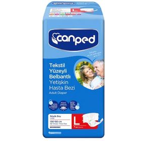 Canped L Boy 7x3 21 Adet Belbantlı Yetişkin Hasta Bezi