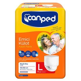 Canped L Large Yetişkin 8'li Hasta Bezi