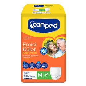 Canped M 5x24 Adet Emici Külot Yetişkin Hasta Bezi