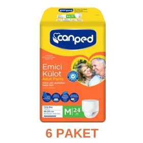 Canped M 6x24 Adet Emici Külot Yetişkin Hasta Bezi