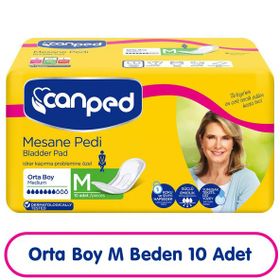 Canped M Beden Orta 10 Adet Mesane Pedi