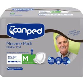 Canped M Beden Orta 12x5 60 Adet Hasta Bezi Mesane Pedi