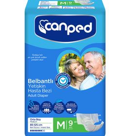 Canped M Beden Orta 9x5 45 Adet Hasta Bezi Emici Külot