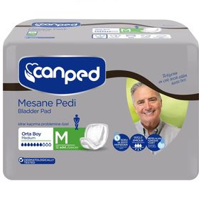 Canped M Beden Orta Erkek 12x5 60 Adet Hasta Bezi Mesane Pedi