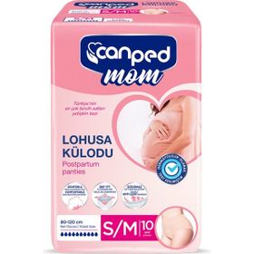 Canped Mom Lohusa S/M 2x10 Adet İnce Emici Külot