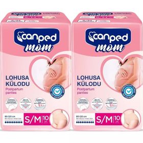 Canped Mom Lohusa S/M 2x10 Adet İnce Emici Külot