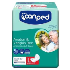 Canped Normal Büyük Large 8'li Anatomik Hasta Bezi