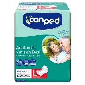 Canped Normal Büyük Large 8'li Anatomik Hasta Bezi