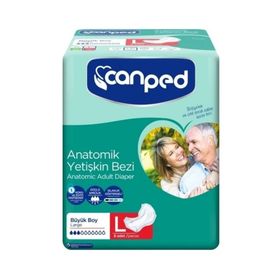 Canped Normal Büyük Large 8'li Anatomik Hasta Bezi