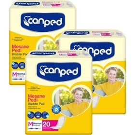 Canped Normal M Beden 60 Adet Mesane Pedi