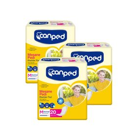 Canped Normal M Beden 60 Adet Mesane Pedi