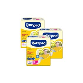 Canped Normal M Beden 60 Adet Mesane Pedi