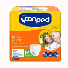 Canped Orta 10 Adet Emici Külot Hasta Bezi