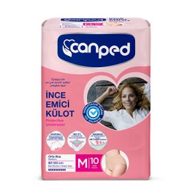 Canped Orta 10 adet İnce Emici Külot