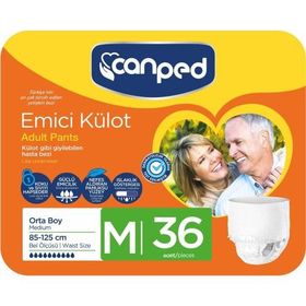 Canped Orta Boy M 9x4 Adet Emici Külot Hasta Bezi