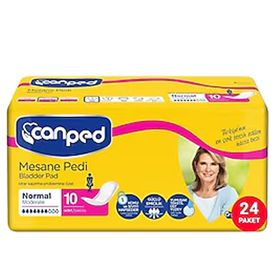 Canped Orta boy M Normal 24 Paket 240 Adet Mesane Pedi