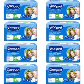 Canped Orta Boy Medium 240 Adet Belbantlı Hasta Bezi