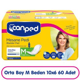 Canped Orta M 6 Paket 60 Adet 80-120 cm Emici Külot Hasta Bezi