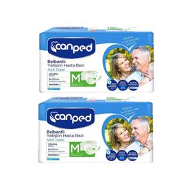 Canped Orta (M) 60 Adet Belbantlı Hasta Bezi
