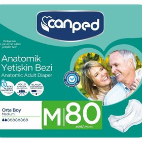 Canped Orta (M) 80 Adet Anatomik Yetişkin Hasta Bezi