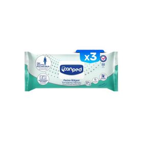 Canped Perine Bölgesi 3x50'li Temizleme Havlusu