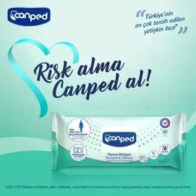 Canped Perine Bölgesi 50'li Temizleme Havlusu