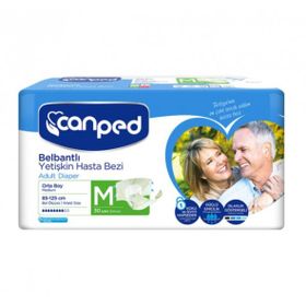 Canped Polietilen Orta Boy M 30'lu Hasta Bezi