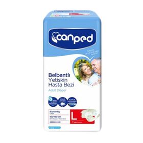 Canped Polietilenli Büyük 7 Adet Yetişkin Hasta Bezi