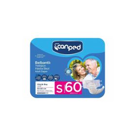 Canped S Bel Bantlı 60 Adet Hasta Bezi